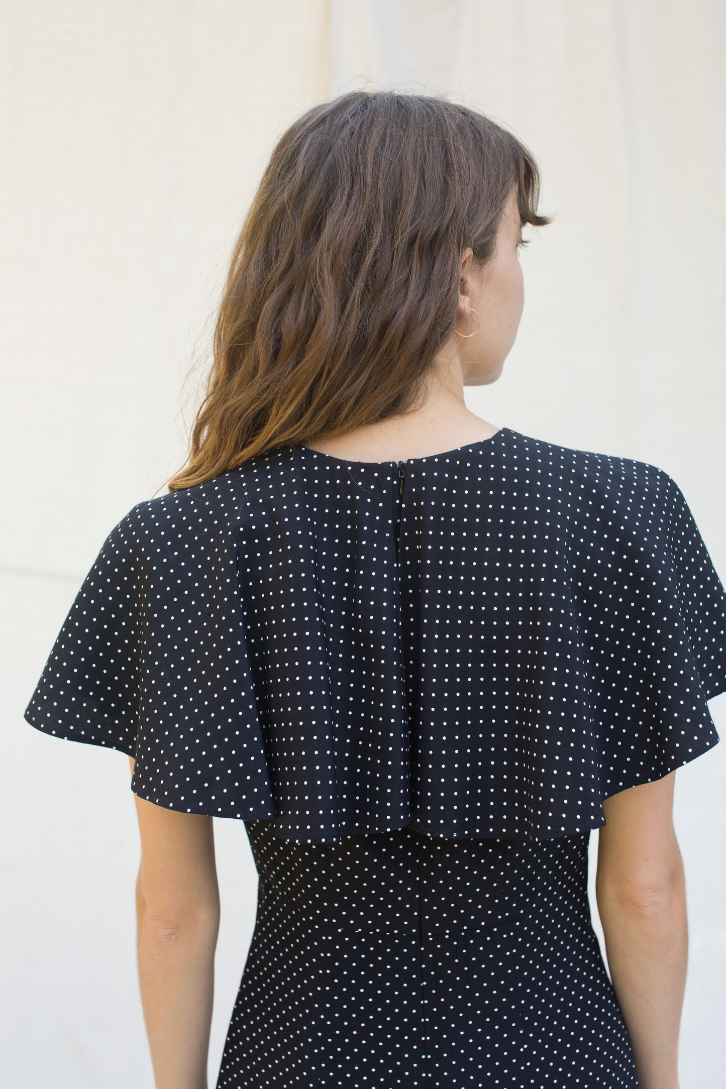 1930s Inspired Polkadot Dress