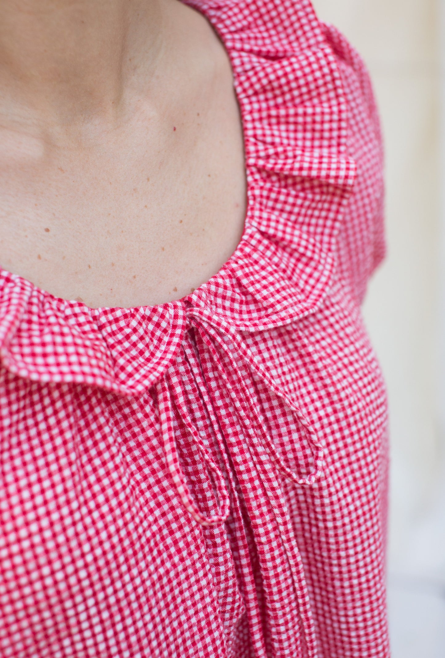 Red Gingham Dress
