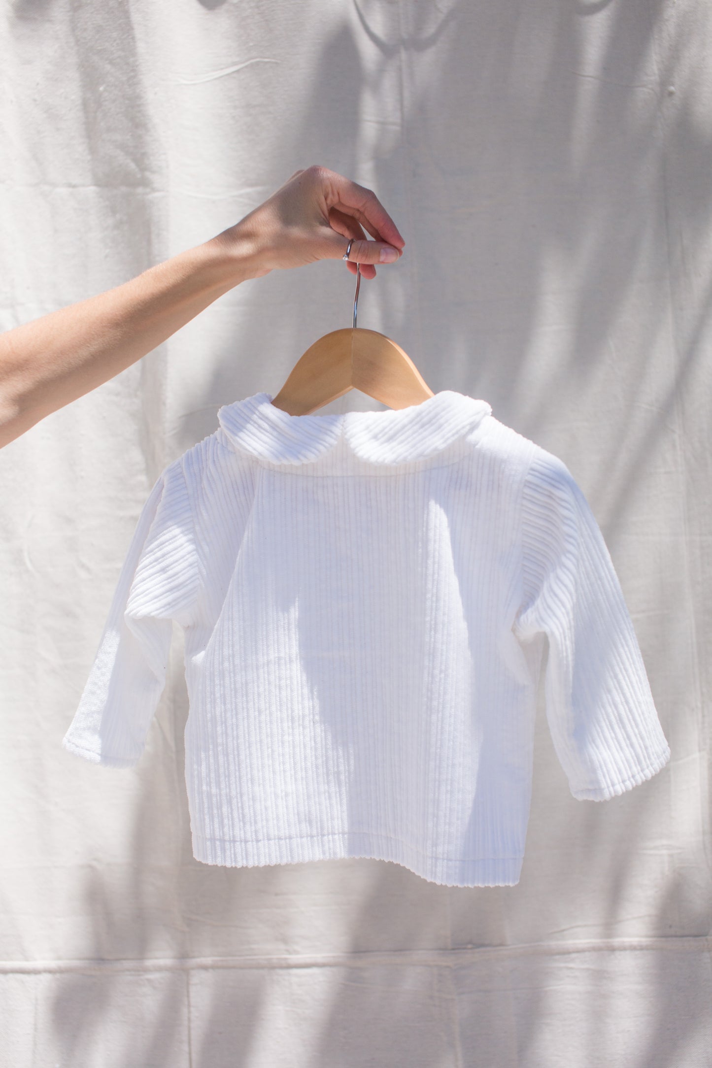 White Pinwale Corduroy Jacket